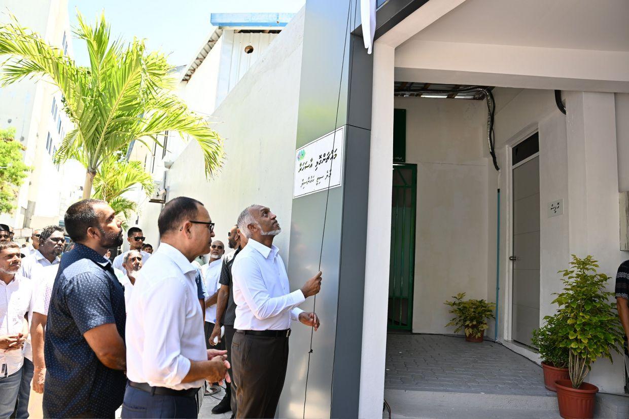 އާސަހަރާގެ މަސައްކަތް ނިންމައި، ރަސްމީކޮށް ހުޅުވުން - ފޮޓޯ: ރައީސް އޮފީސް