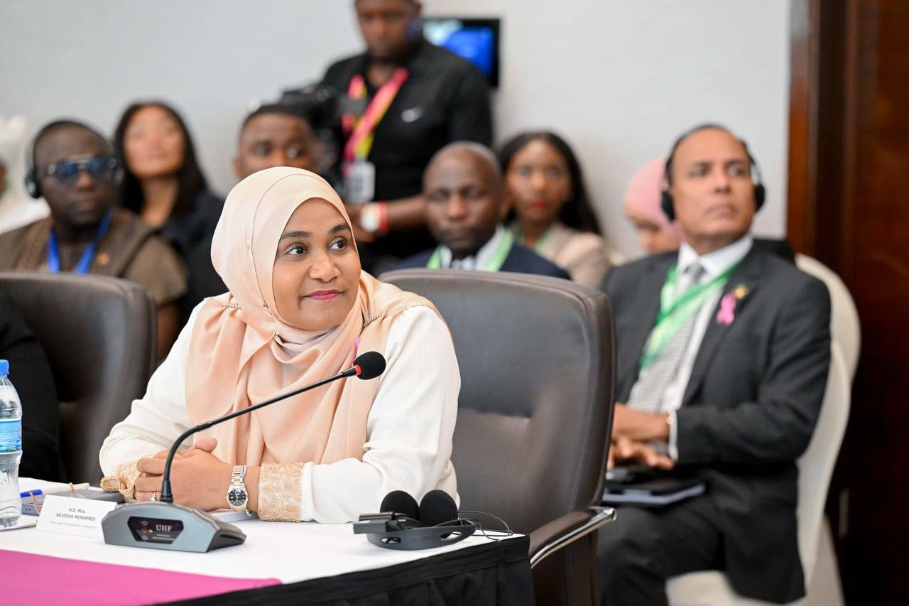 މެރކް ފައުންޑޭޝަން އެފްރިކާ އޭޝިއާ ލުމިނަރީ ކޮންފަރެންސްގެ 11 ވަނަ އަހަރީ ބައްދަލުވުމުގެ ތެރެއިން--- ފޮޓޯ: ރައީސް އޮފީސް