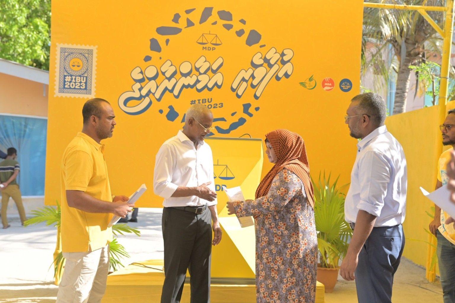 ރައީސް ސޯލިހު ގުރައިދޫގައި 