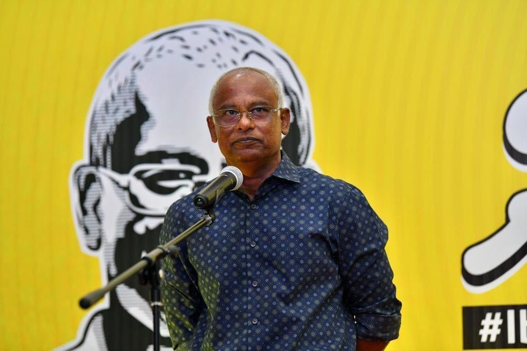 ހުޅުމާލޭގައި ބޭއްވި ރައީސްގެ ކެމްޕެއިން ބައްދަލުވުމުގެ ތެރެއިން 