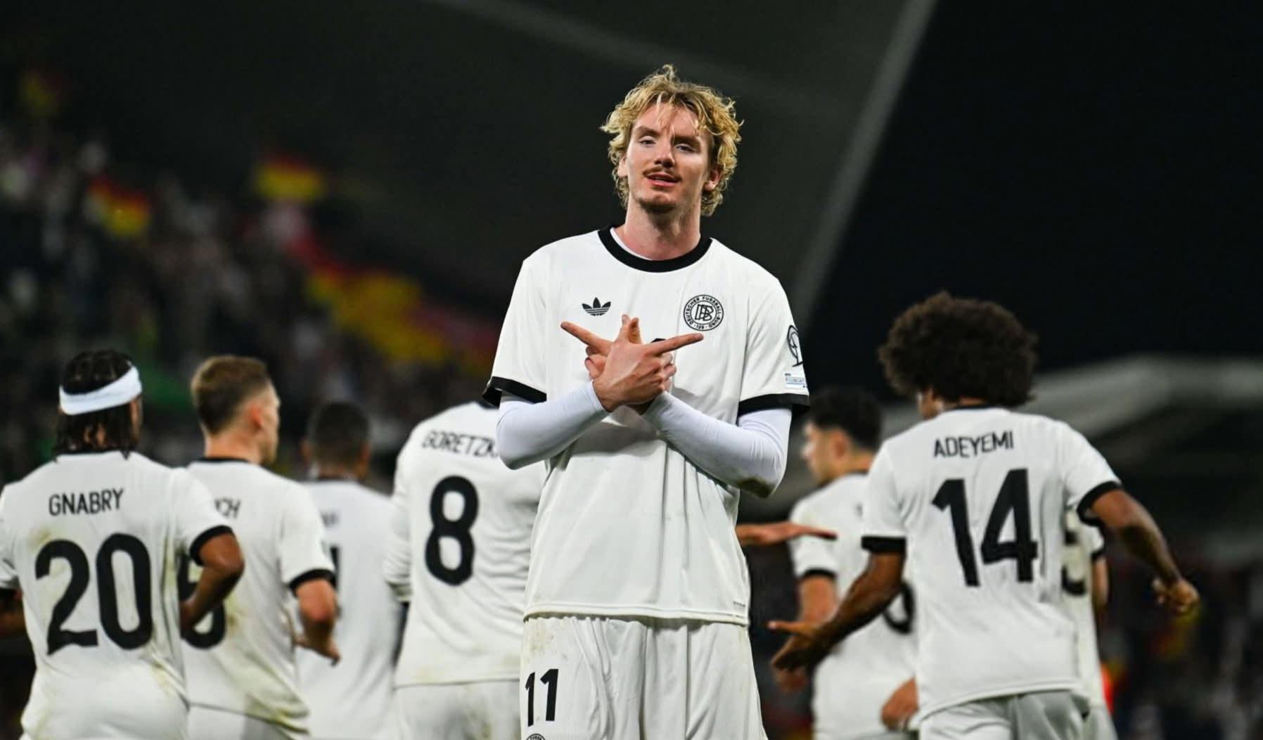 ޖަރުމަނާއި ނޮދަން އަޔޭލެންޑް ވާދަކުރި މެޗުގެ ތެރެއިން