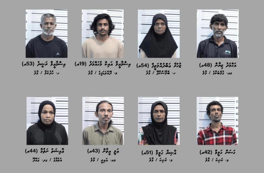 މަސްތުވާތަކެތީގެ އޮޕަރޭޝަންތަކެއްގައި 8 މީހުން ހައްޔަރުކޮށްފި