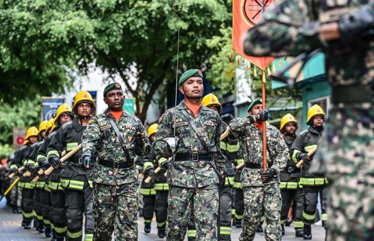 ސިފައިންގެ އަހަރީ ދުވަހުގެ ހިނގާލުން ޝަރަފުވެރިކޮށްދެއްވާނީ ރައީސް