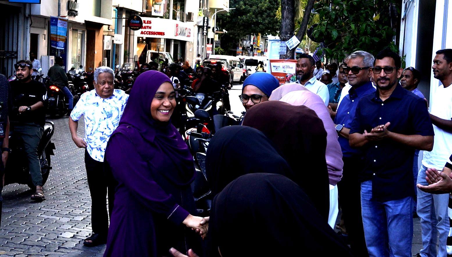 މާލޭ މޭޔަރު ކެމްޕެއިން- ޕީއެންސީން ފޯރިގަދަ ކެމްޕެއިން ހަރަކާތެއް އަނެއްކާވެސް ބާއްވައިފި