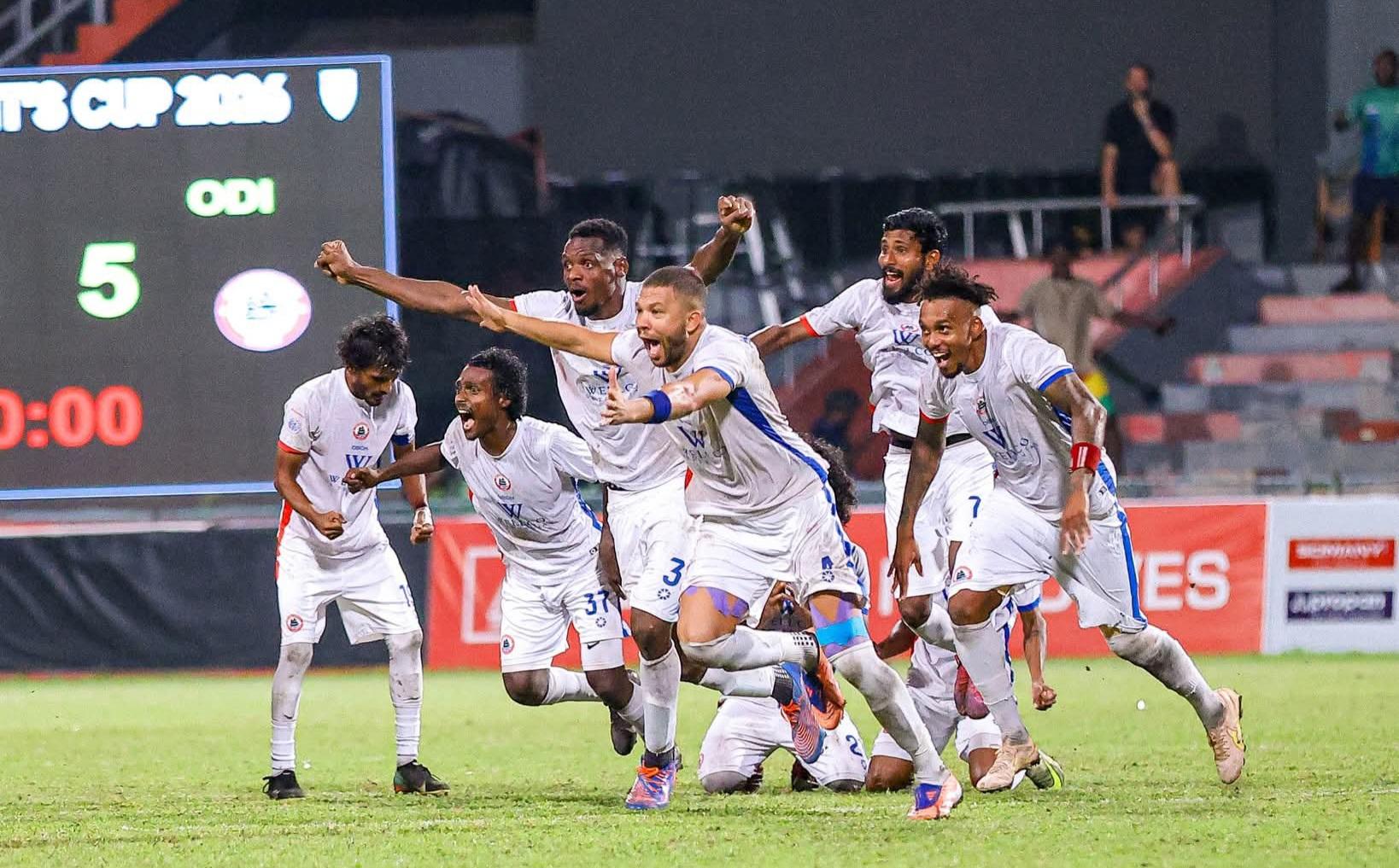 ޕްރެޒިޑެންޓްސް ކަޕް: މާޒިޔާ ބަލިކޮށް އޮޑިން ޗެމްޕިއަންކަން ހޯދައިފި