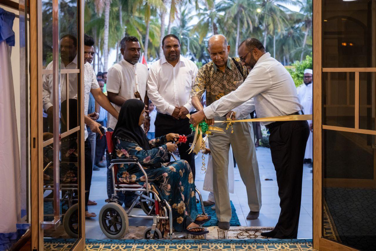 ހެޔޮ އެދޭ ފަރާތަކުން ހއ. އިހަވަންދޫގައި ބިނާކުރި މިސްކިތް ހުޅުވައިފި