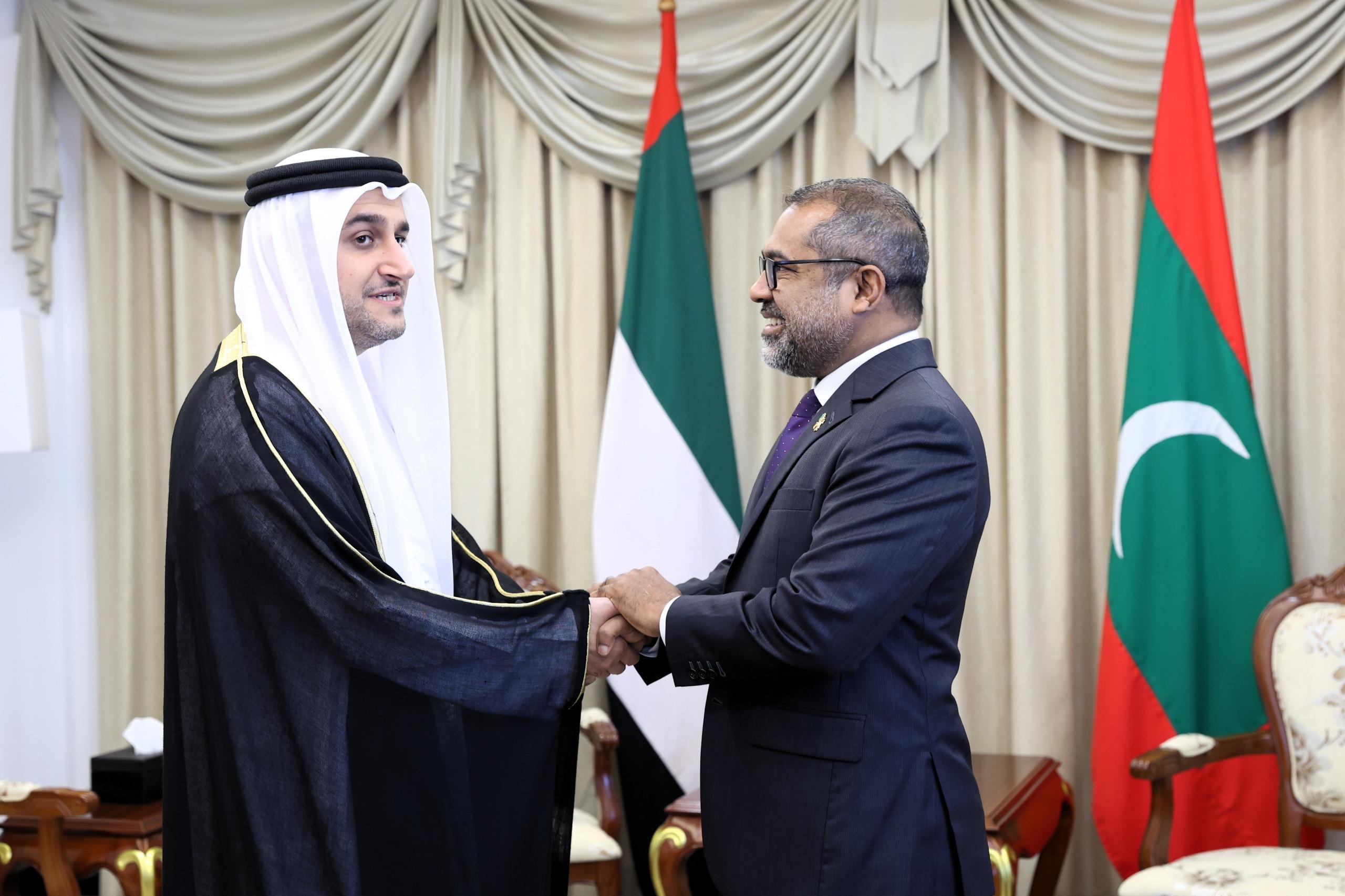  ޔޫއޭއީގެ ސަފީރު، ޚާރިޖީ ވަޒީރުގެ އަރިހަށް ވަދާޢީ ޒިޔާރަތް ކުރައްވައިފި