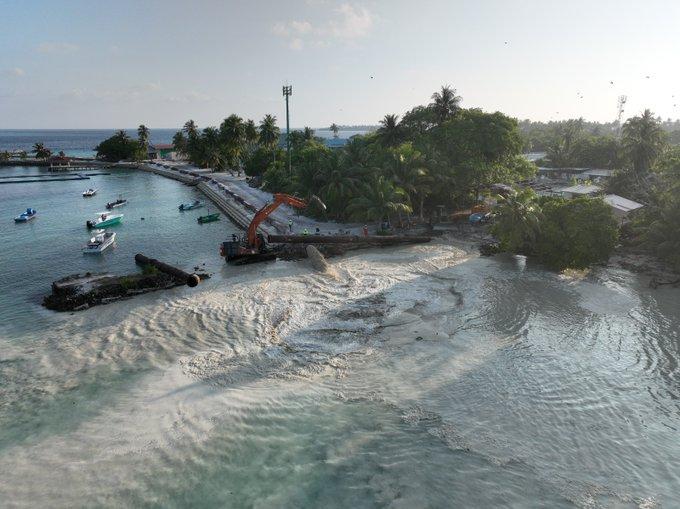 ވޭމަންޑޫ ބިން ހިއްކުމުގެ އަމަލީ މަސައްކަތް ފަށައިފި