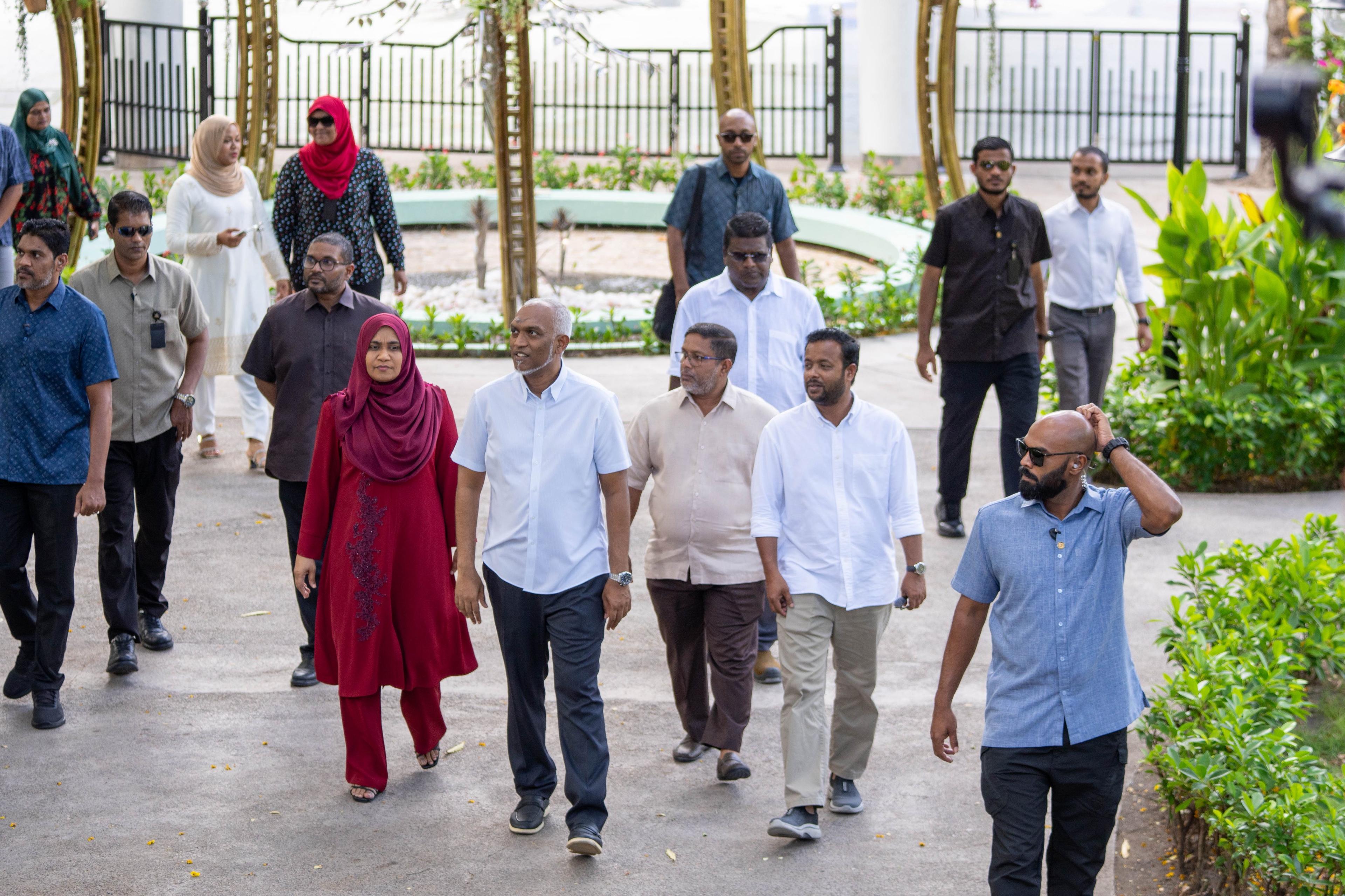 ސަލްޓަން ޕާކު ތަރައްގީ ކުރުމުގެ މަސައްކަތް ރައީސް ބައްލަވާލައްވައިފި 