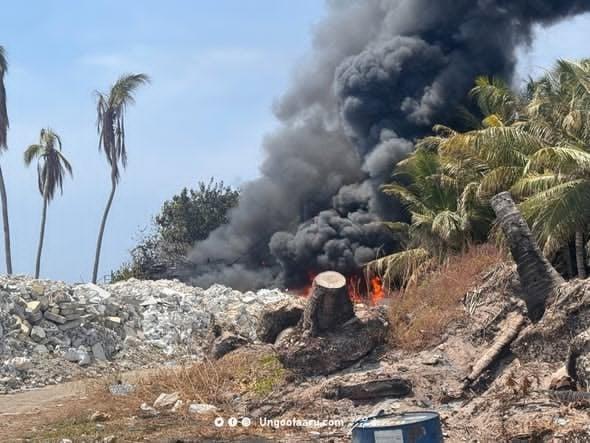 ރ އުނގޫފާރު ކުނި ކޮށީގައި އަލިފާނުގެ ހާދިސާއެއް ހިނގައިފި