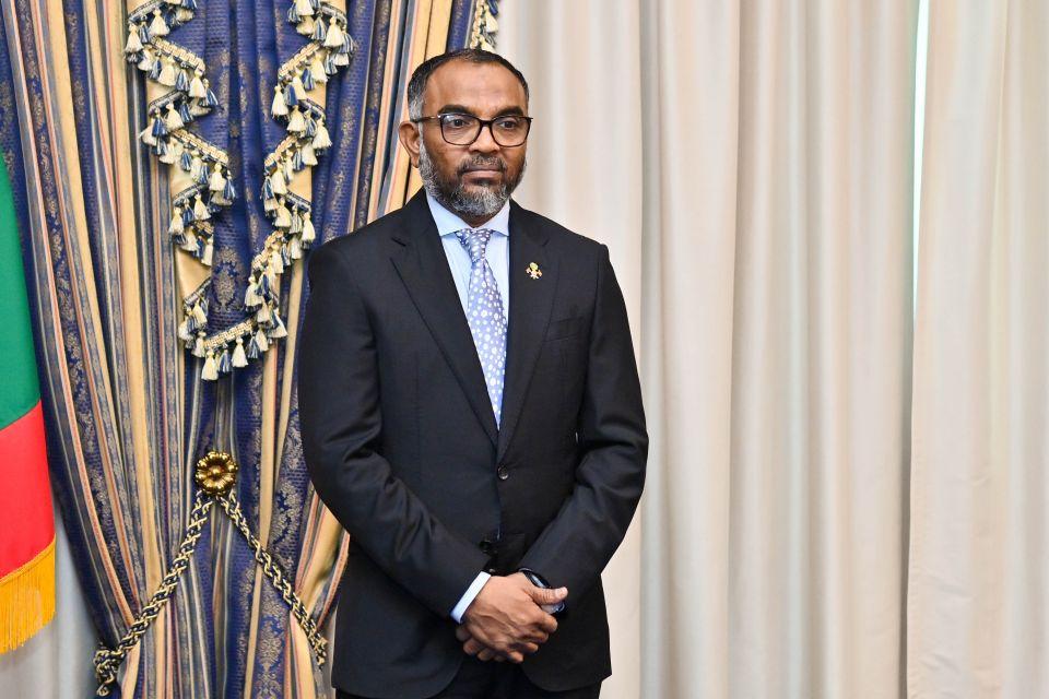 ރައީސް އޮފީހުގެ މިނިސްޓަރު އަލީ އާރިފް އިސްތިއުފާ ދެއްވައިފި