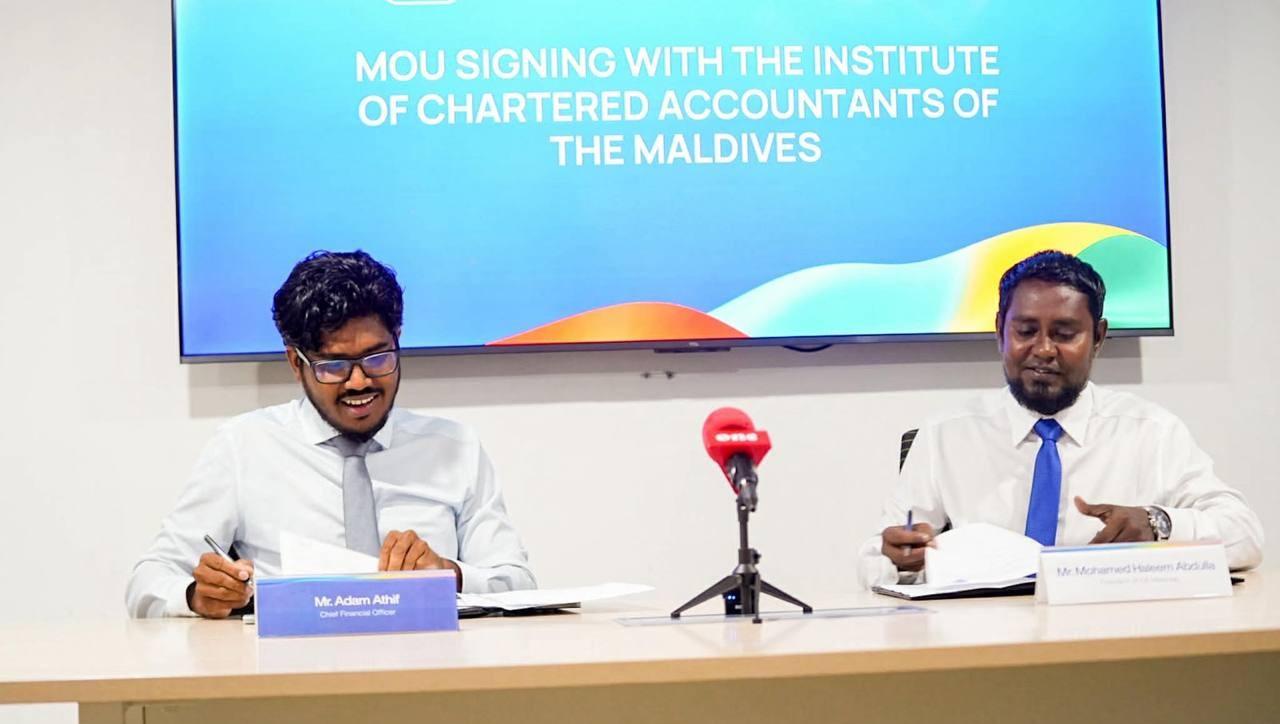 އެކައުންޓިންގ ދާއިރާ ކުރިއަރުވަން އެލައިޑާއި ސީއޭ މޯލްޑިވްސް  އިން އެއްބަސްވުމެއްގައި ސޮއިކޮށްފި 