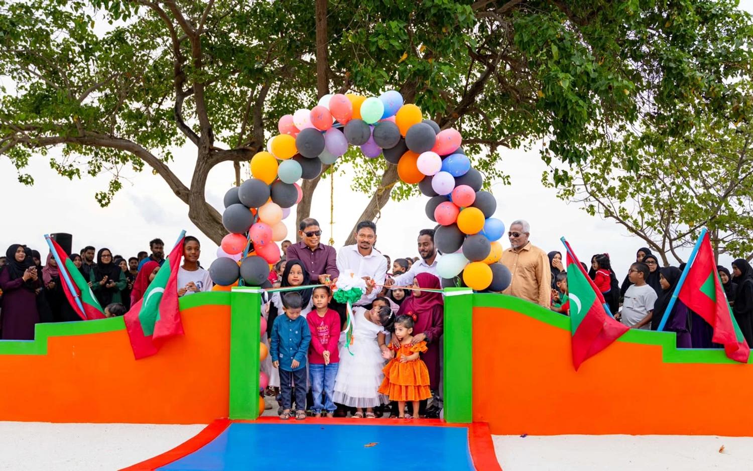 ހެނބަދޫގައި ކުޑަކުދިންގެ ޕާކެއް ހުޅުވައިފި