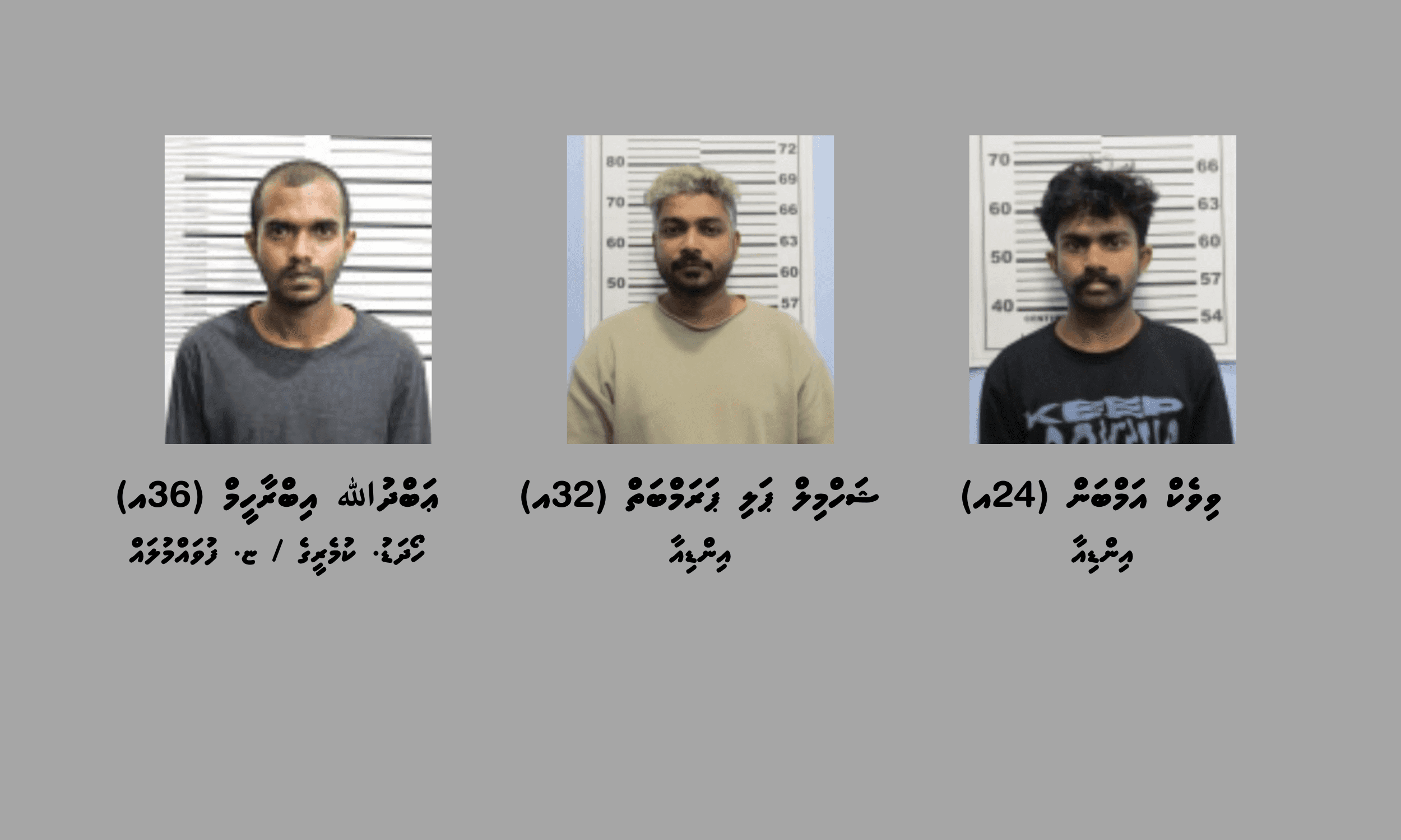 ވައިގެމަގުން ރާއްޖެއަށް 3 ކިލޯއަށްވުރެ ގިނަ މަސްތުވާތަކެތި އެތެރެކުރި ތިން މީހަކު ހައްޔަރަށް!