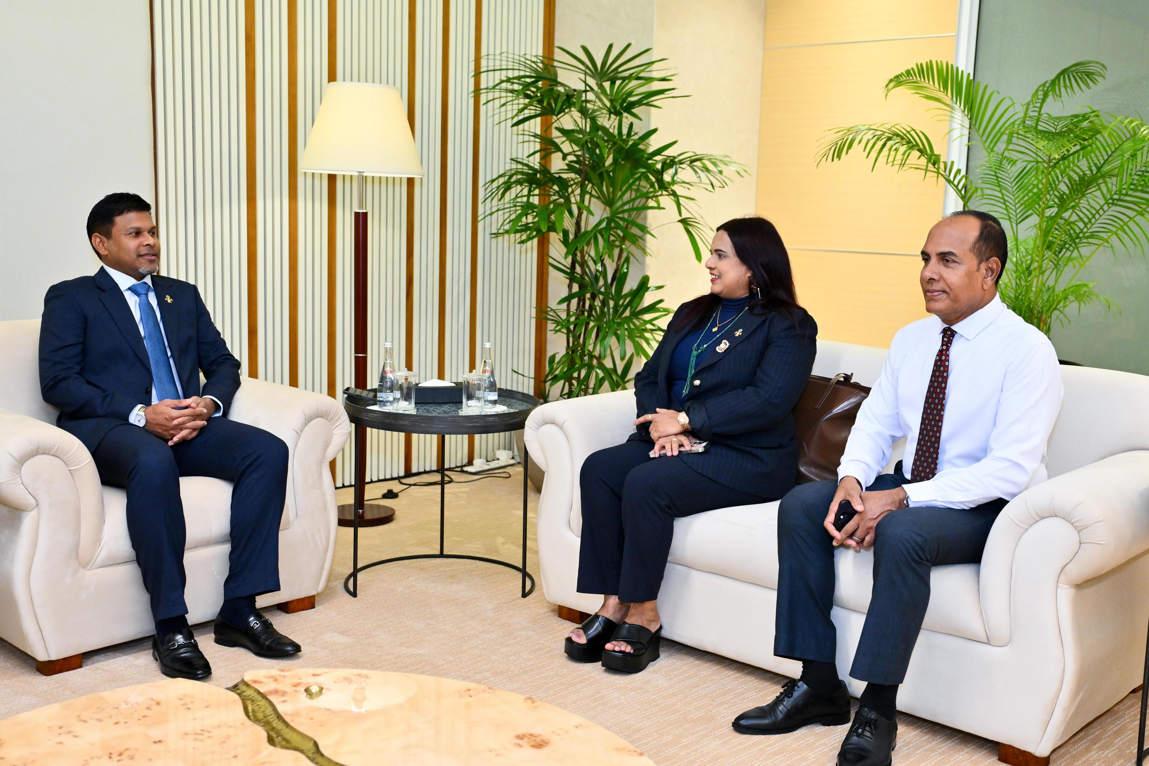 އދ. ގެ އާންމު މަޖިލީހުގެ ހައި-ލެވެލް ހަފްތާގައި ބައިވެރިވެވަޑައިގަތުމަށް ނައިބު ރައީސް ނިއުޔޯކަށް!