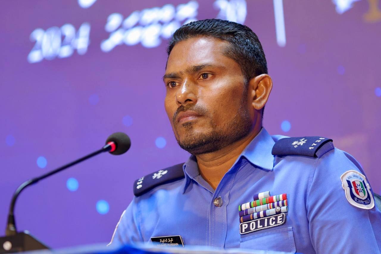 ޑްރަގު އެންފޯސްމަންޓް ޑިޕާޓްމަންޓުގެ ހެޑް، ނާހިދު ހުސެއިން--- ފޮޓޯ: ހޯމް މިނިސްޓްރީ