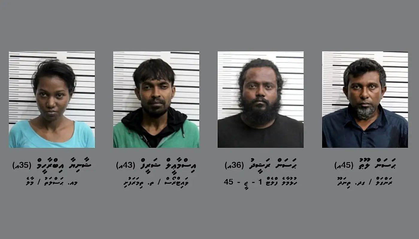 މަސްތުވާތަކެތީގެ މައްސަލާގައި ހުކުމް ކުރި ހަތަރު މީހުން----