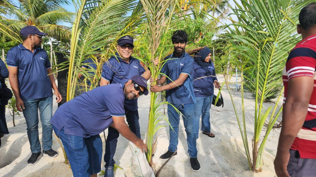 މިފްކޯގެ މުވައްޒަފުން ކުރިއަށް ގެންދިޔަ ގަސްއިންދުމުގެ ޕްރޮގްރާމްގެ ތެރެއިން