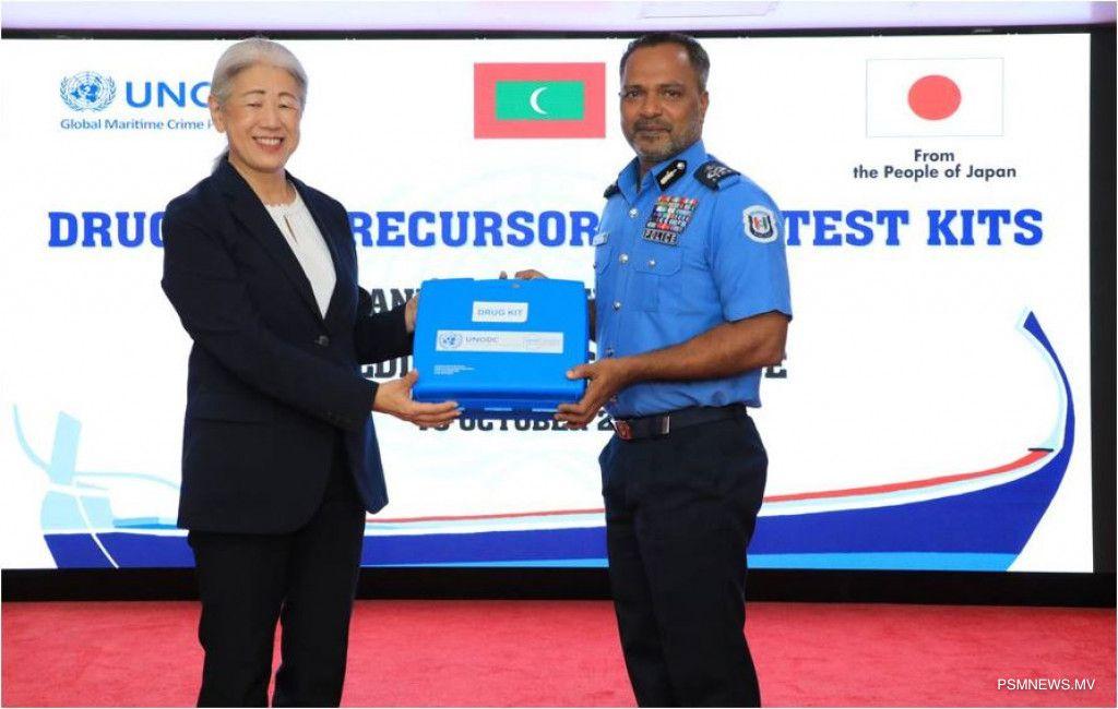 ޖަޕާނުން ރާއްޖެއަށް 30 މިލިއަން ރުފިޔާގެ ޑްރަގް ޓެސްޓިން ކިޓު ހަދިޔާާކޮށްފި