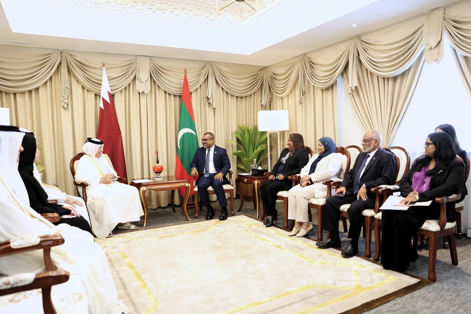 ޤަތަރުގެ ފޮރިން މިނިސްޓަރ އޮފް ސްޓޭޓް ރާއްޖެއަށް ކުރެއްވި ދަތުރުފުޅު ނިންމަވާލައްވައިފި