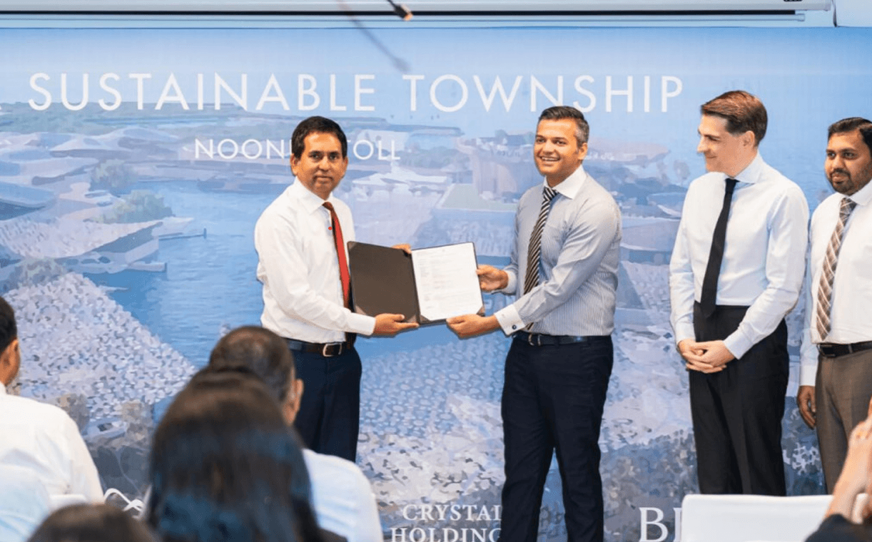 ސަސްޓެއިނަބަލް ޓައުންޝިޕްގެ ފުރަތަމަ ޕްރޮޖެކްޓް ހިންގުމުގެ ހުއްދަ ރަސްމީކޮށް ހަވާލުކޮށްފި