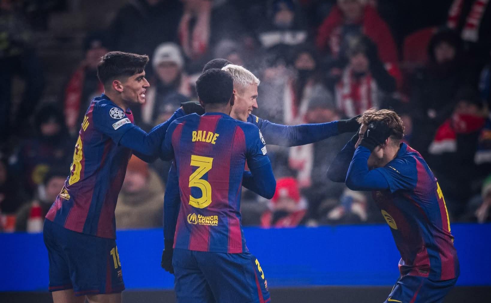 ވާދަވެރި ކުޅުމަކަަށްފަހު ފަހަތުން އަރައި ބާސެލޯނާ އިން ސްލާވިއާ ޕްރާގް ބަލިކޮށްފި